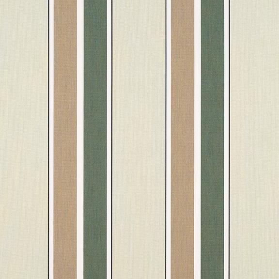 Sunbrella® 4959 - 46" Fern/Heather Beige Block Stripe